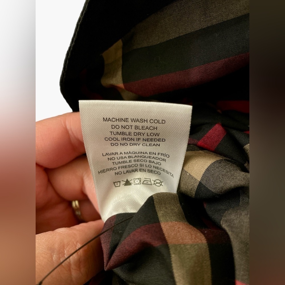 NWOT Pendleton Hooded Rain Jacket- Women’s Medium Black - Picture 5 of 8